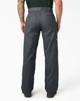 DICKIES TWILL DOUBLE KNEE WORK PANT CHARCOAL