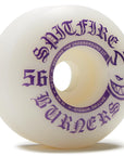SPITFIRE WHEELS BURNERS WHITE/PURPLE 99A (56MM)
