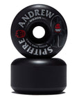 SPITFIRE WHEELS FORMULA FOUR BURN SQUAD ANDREW WILSON RADIAL BLACK 99A (56MM) - The Drive Skateboard Shop