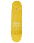 KROOKED Deck Team Eyes Olive skateboard deck in 8.25 inches, featuring a green eye design and graphic artwork.