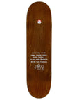 KROOKED Deck Team Eyes Maroon skateboard deck in 8.75-inch width with eye graphic design, ideal for street and park skating.