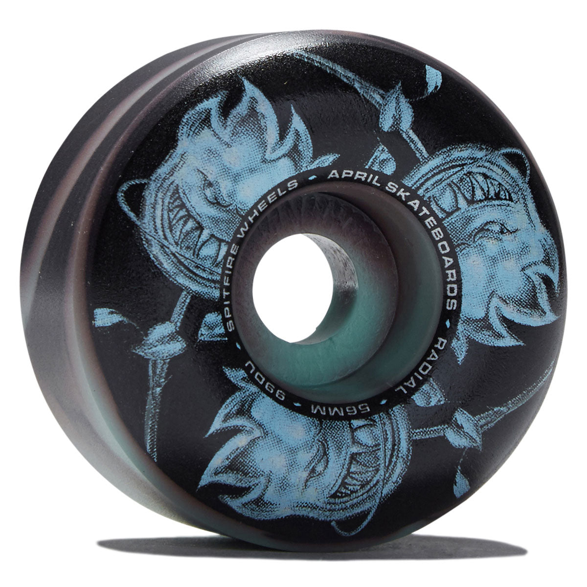 SPITFIRE WHEELS FORMULA FOUR APRIL BIGHEAD ROSE RADIAL BLACK/BLUE
