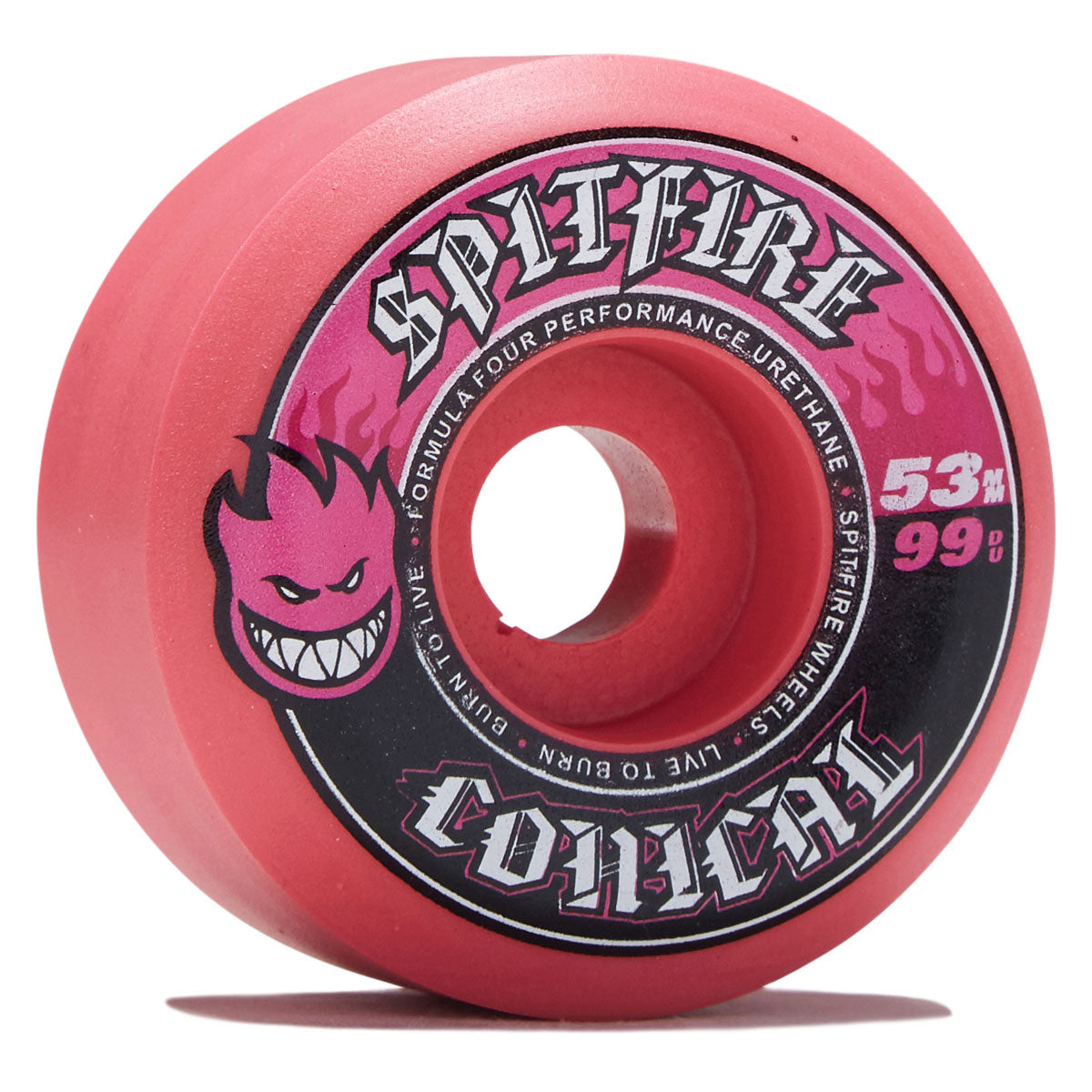 SPITFIRE WHEELS FORMULA FOUR CONICAL PNK 99A (53MM) – The Drive