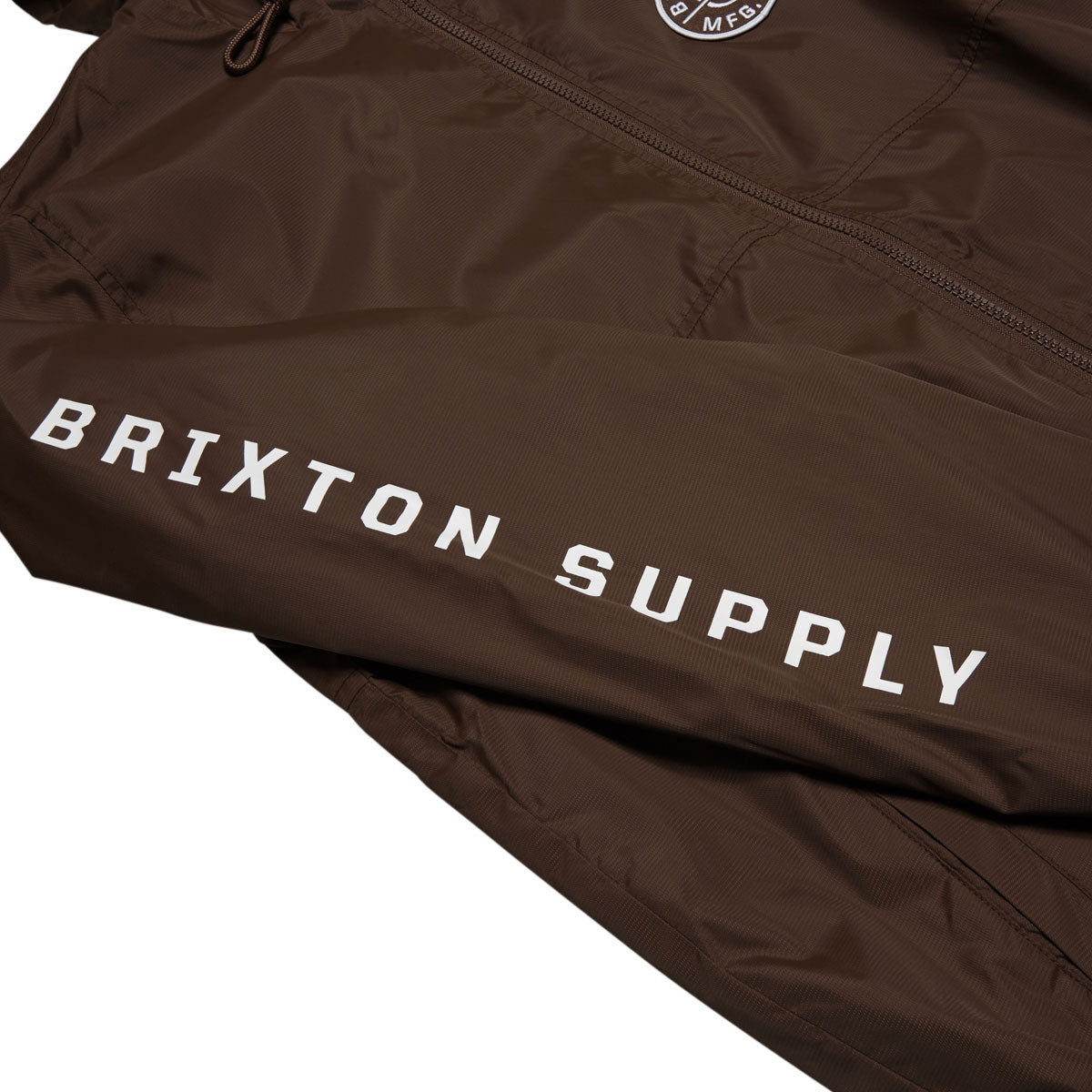 BRIXTON CLAXTON CREST LINED HOOD JACKET BISON - The Drive Skateshop