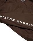 BRIXTON CLAXTON CREST LINED HOOD JACKET BISON - The Drive Skateshop