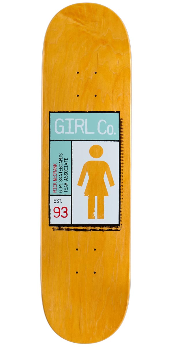 GIRL Rick McCrank スケートボード Colonialism X Girl Deck - Rick McCRANK | Colonialism Skateboards