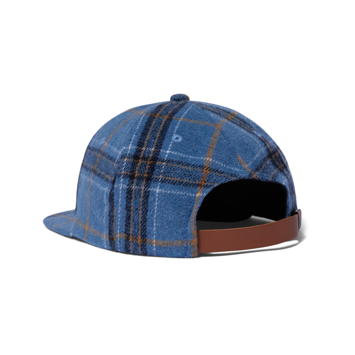 HUF 98 PLAID 5 PANEL HAT NAVY The Drive Skateboard Shop