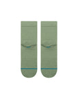 STANCE SOCKS - ICON QUARTER SAGE