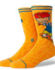 STANCE SOCKS X ROCKET POWER SAM AND TWISTER CREW ORANGE