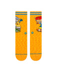 STANCE SOCKS X ROCKET POWER SAM AND TWISTER CREW ORANGE