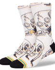 STANCE SOCKS TALKIN HEADS VINTAGE WHITE - The Drive Skateshop