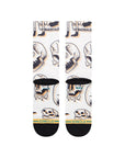 STANCE SOCKS TALKIN HEADS VINTAGE WHITE - The Drive Skateshop