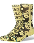 STANCE SOCKS X MISFITS COLLECTION CREW MELON