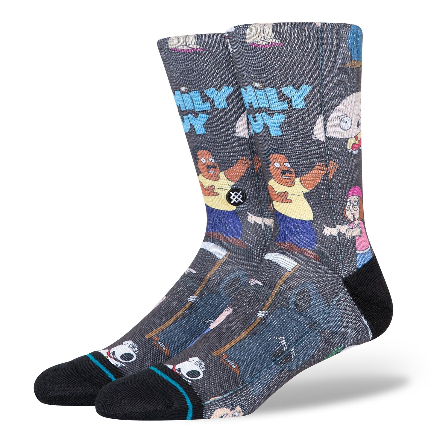 STANCE SOCKS FAMILY GUY - BLACK - The Drive Skateshop