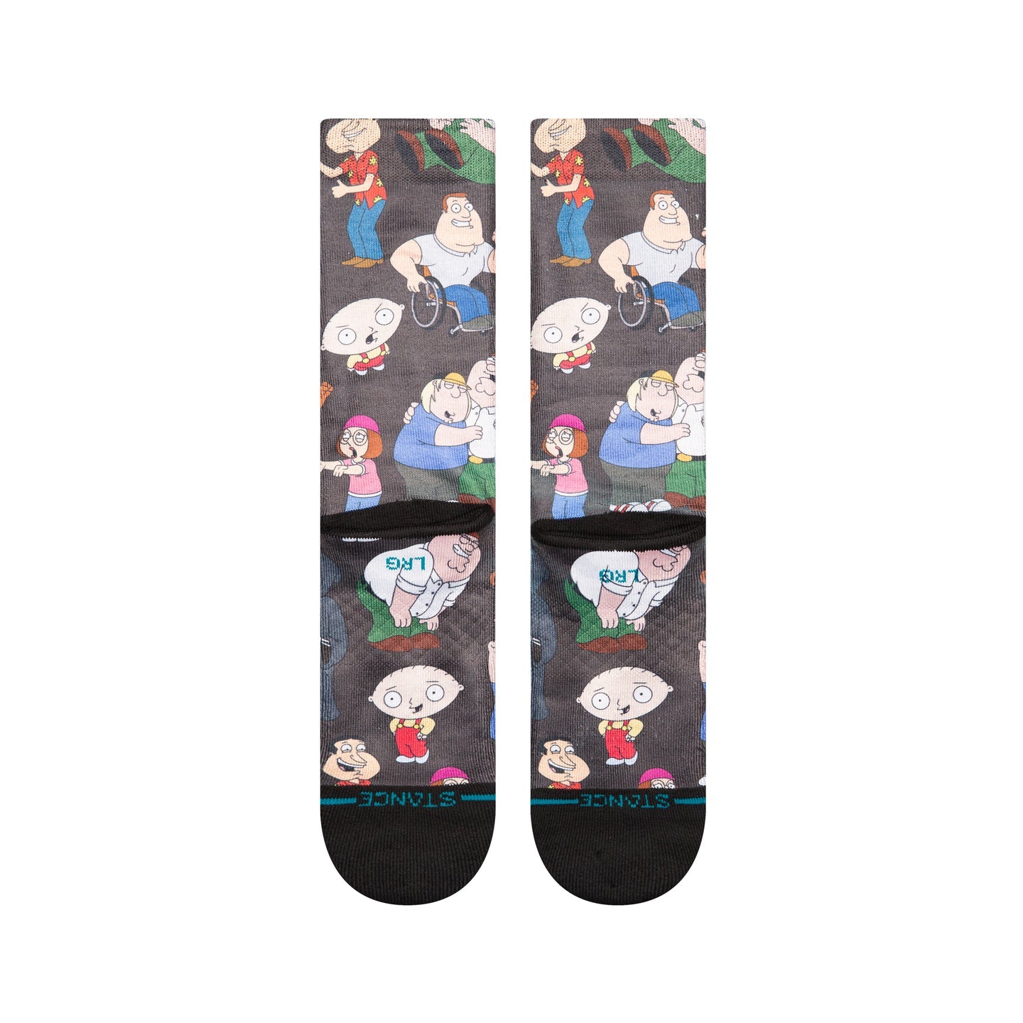 STANCE SOCKS FAMILY GUY - BLACK - The Drive Skateshop