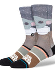 STANCE SOCKS STAR WARS GROGU BY JAZ - SPLATTER GREY - The Drive Skateshop