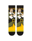 STANCE SOCKS ELF SMILING'S MY FAVOURITE - BLACK - The Drive Skateshop