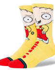 STANCE SOCKS FAMILY GUY STEWIE - YELLOW - The Drive Skateshop