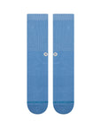 STANCE SOCKS ICON POP CREW CAPRI BLUE - The Drive Skateboard Shop