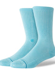 STANCE SOCKS ICON DYED CREW ELECTRIC BLUE