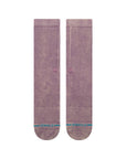STANCE SOCKS ICON DYED PLUM - The Drive Skateboard Shop