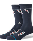 STANCE SOCKS GONE FISHIN NAVY