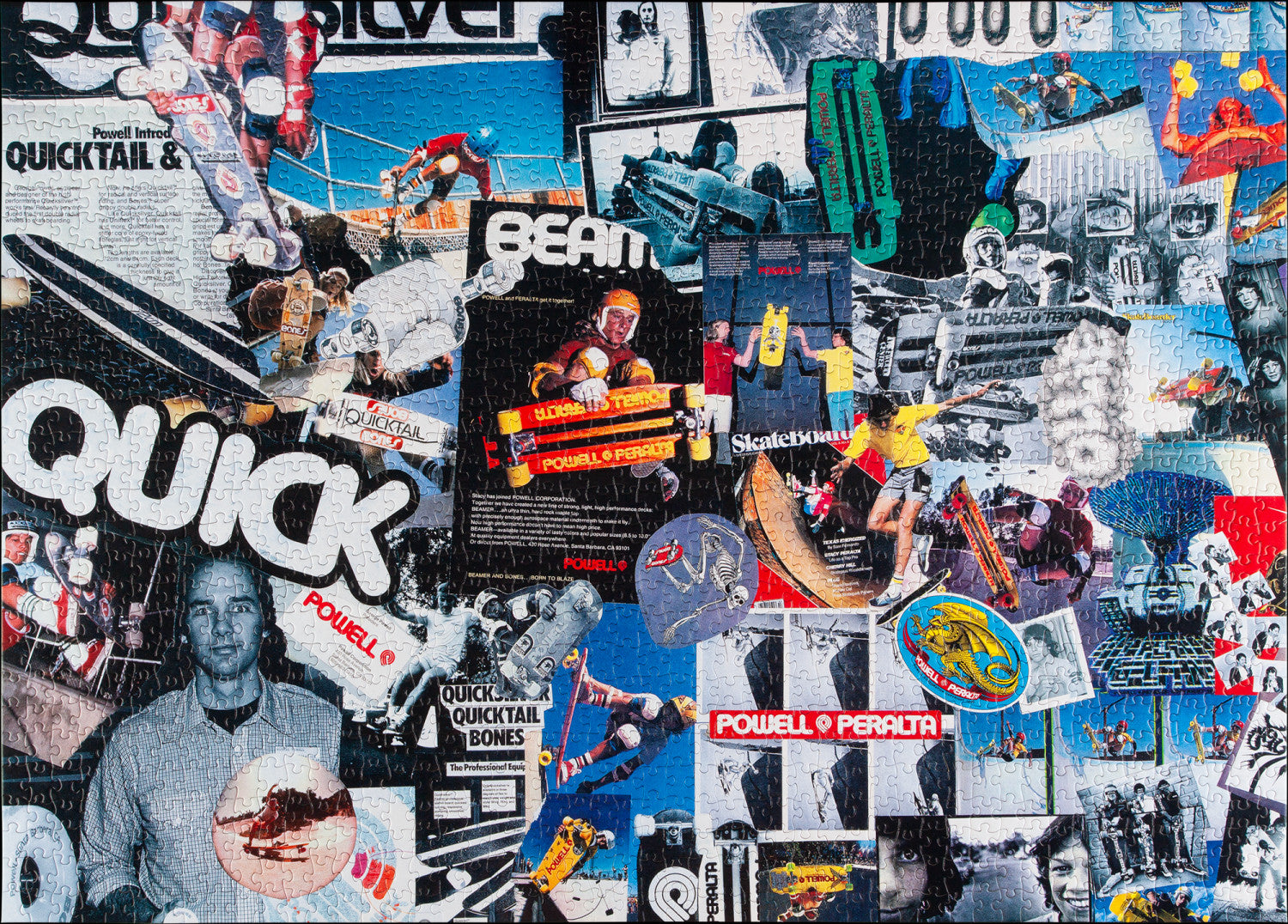 POWELL PERALTA 1976-1980 COLLAGE PUZZLE - The Drive Skateboard Shop