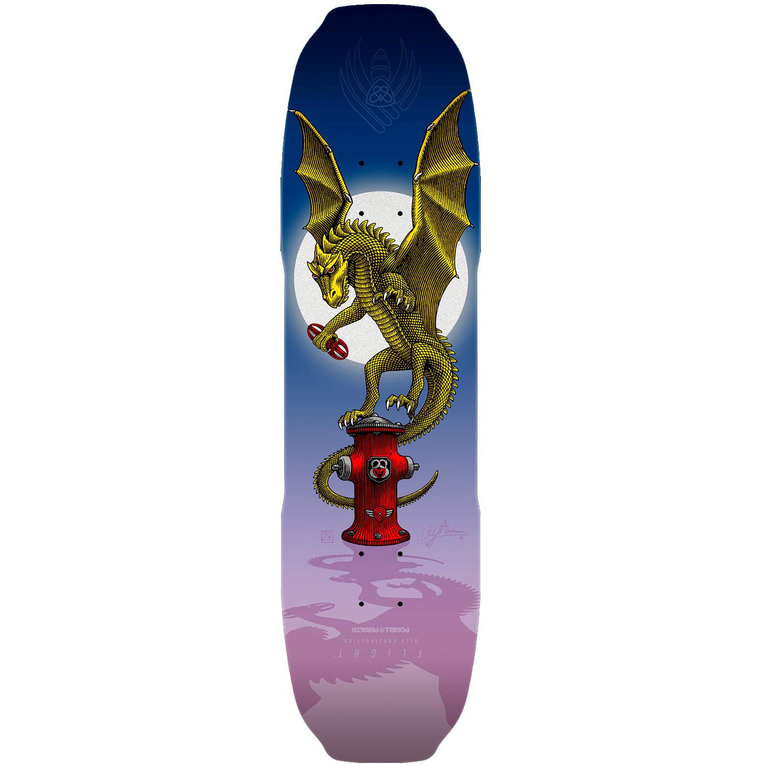 POWELL-PERALTA DECK - ANDY ANDERSON VAJRA BABY HERON FLIGHT (8.4