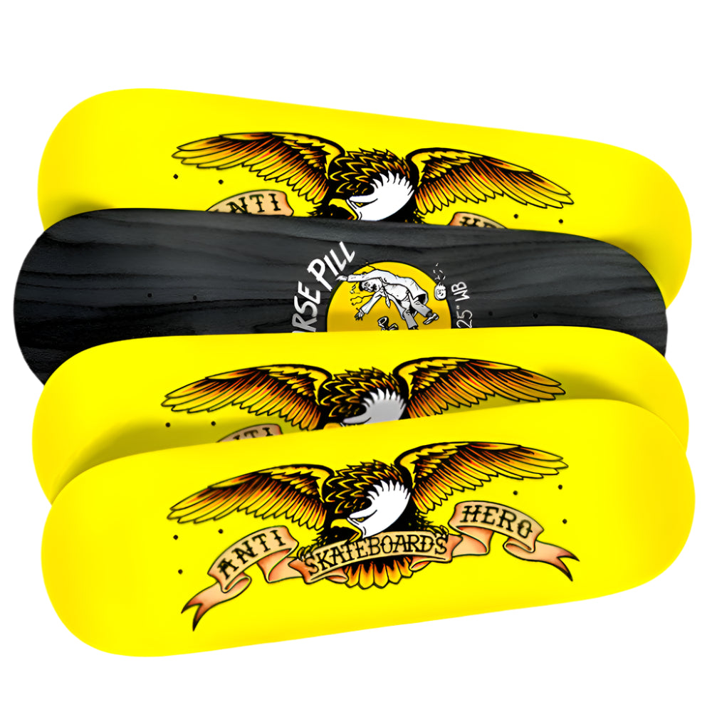 スケートボード ANTI HERO HORSE PILL ANTIHERO】アンタイヒーロー SHAPED EAGLE THE HORSE PILL SHAPE