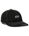 HUF ARCH LOGO 6 PANEL CV HAT BLACK