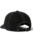 HUF ARCH LOGO 6 PANEL CV HAT BLACK - The Drive Skateboard Shop