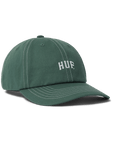 HUF HUF ARCH LOGO 6 PANEL CV HAT FORREST GREEN