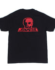 SKULL SKATES BAKU KNIFING BLOOD T-SHIRT BLACK - The Drive Skateboard Shop
