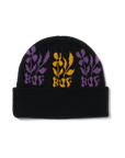 HUF BLOSSOM BEANIE BLACK - The Drive Skateshop