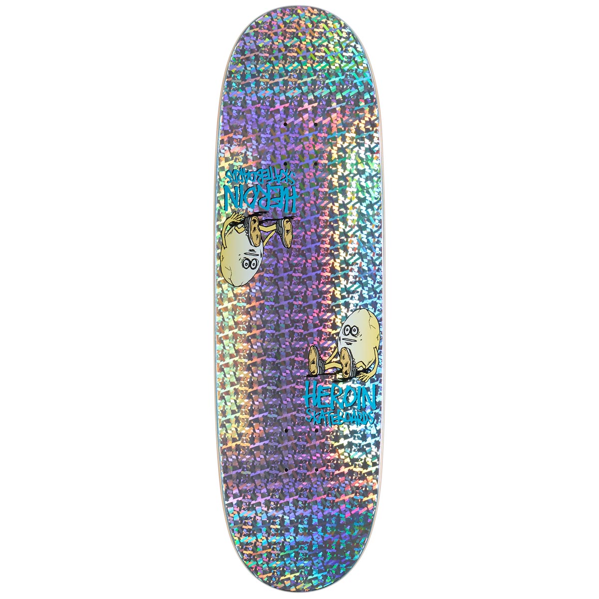 スケートボード HEROIN SYMMETRICAL HOLO EGG 9.25 Heroin Symmetrical Holo Egg 9.25 Skateboard Deck | Tactics