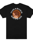 THRASHER X SPITFIRE CLASSIC SWIRL T-SHIRT BLACK