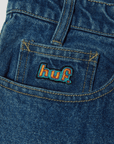 HUF CROMER PANT STONE WASH INDIGO