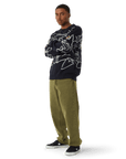HUF CROMER WASHED PANT DRIED HERB