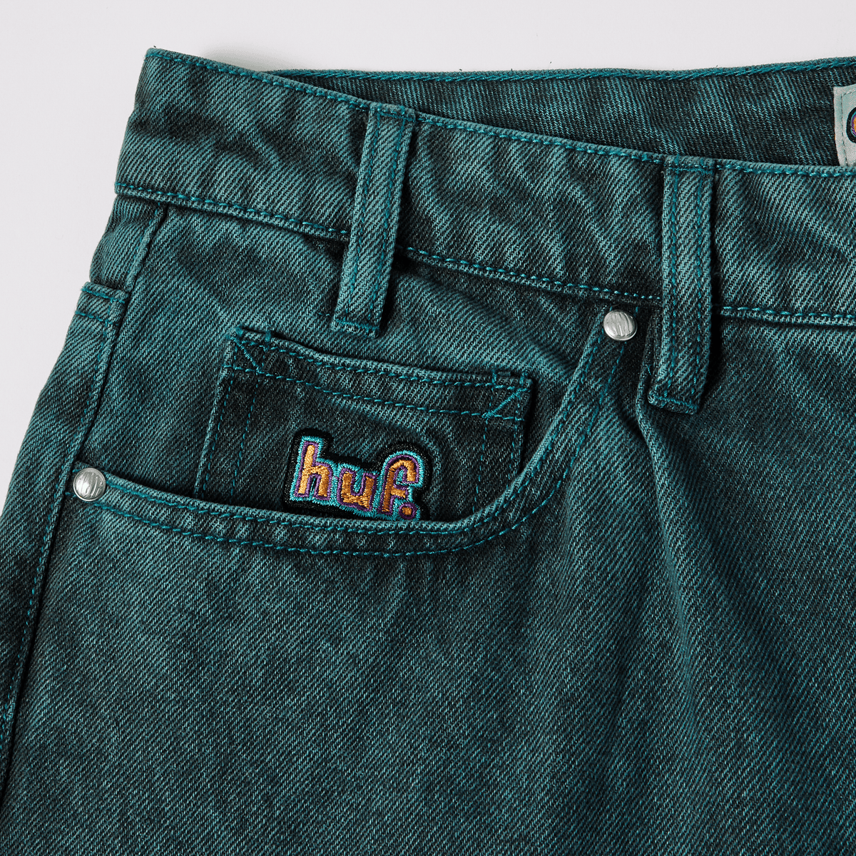 HUF CROMER PANT WASHED SEA GREEN