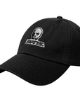 SKULL SKATES LOGO DAD HAT STRAPBACK BLACK