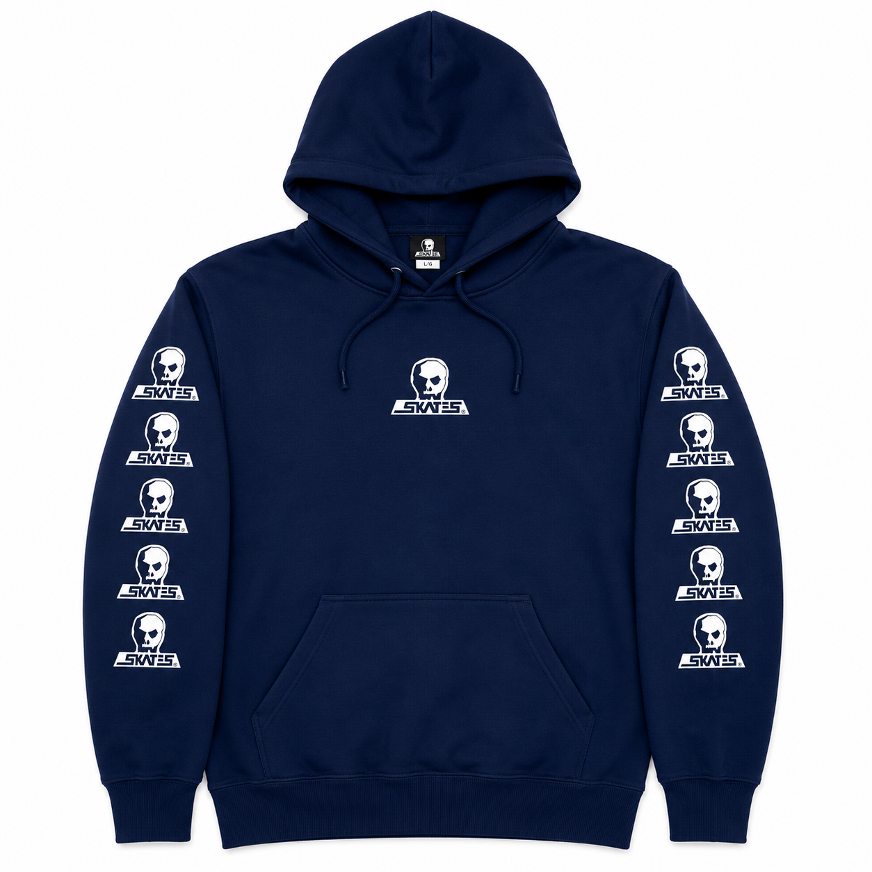SKULL SKATES HOOD SKULL LOGO NAVY – The Drive Skateboard Shop