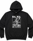 Skull Skates Baku Plague Corpse hoodie featuring dark, gothic skull and plague-themed graphic on black sweatshirt.