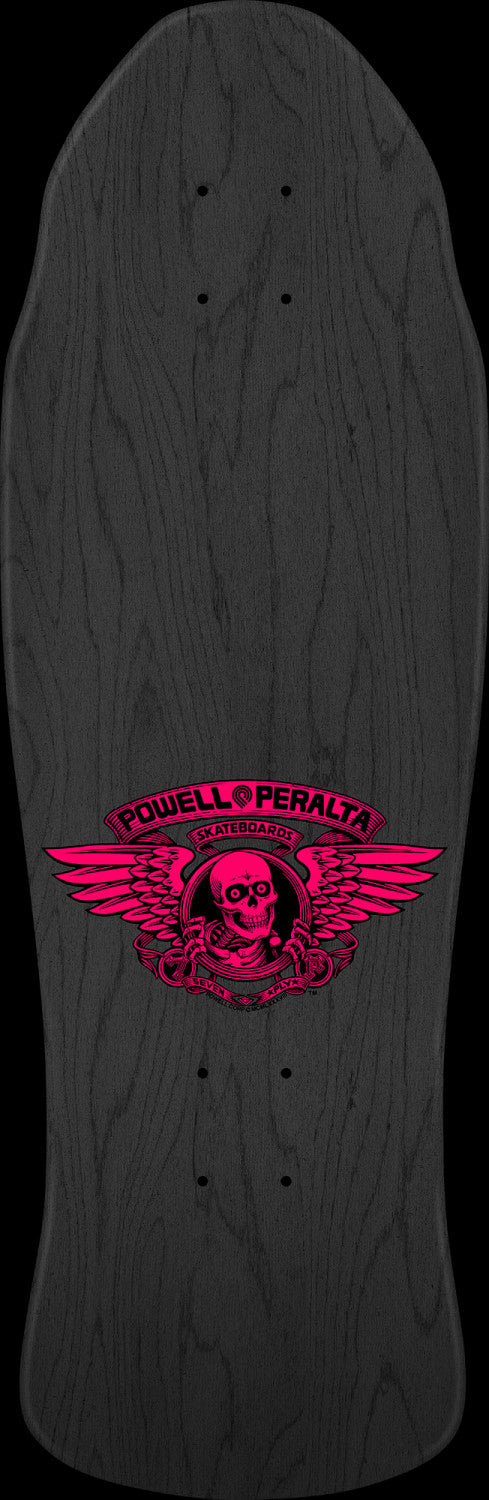 POWELL-PERALTA RETRO DECK - STEVE CABALLERO STREET CAB SPOON NOSE BLACK STAIN (9.625&quot;) - The Drive Skateshop