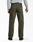 DICKIES SANDED CARPENTER JEAN RINSED MOSS
