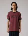 FORMER VARNISH RINGER T-SHIRT PLUMB
