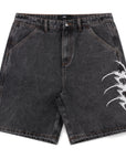 FORMER DION DENIM WALKSHORT WASHED BLACK