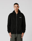 FORMER CLIPPINGZ FZ ZIP HOOD BLACK