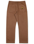 FORMER REYNOLDS OVERDYE DENIM PANT WASHED BROWN