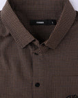 FORMER VIVIAN CHECK T-SHIRT BROWN