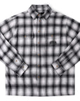 FORMER VIVIAN CHECK LONGSLEEVE FLANNEL SHIRT GREY